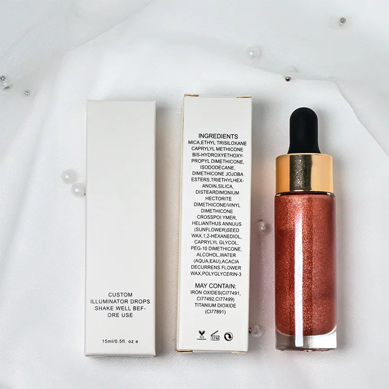 Fashionable and Lasting Brightening. Three-dimensional Cosmetic Liquid Foundation Customized and Wholesale Eye Makeup