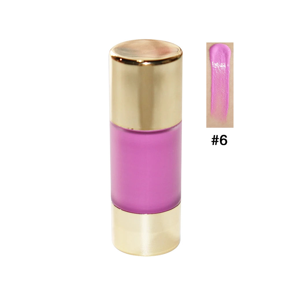 Private Label 6-Color DIY Liquid Highlighter & Blush | Waterproof. Mineral Vegan Makeup for Custom Cosmetics