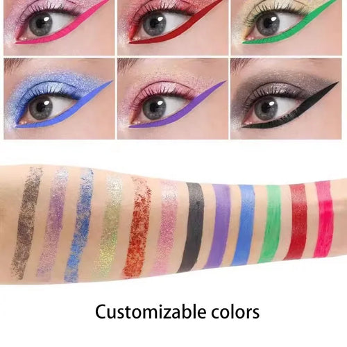 2025 Wholesale Private Label Colored Waterproof Long Lasting Liquid Eyeliner with Low MOQ