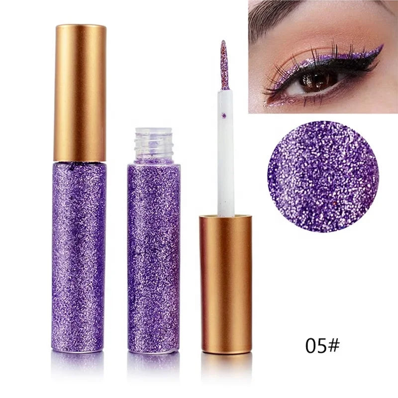 2025 Wholesale Private Label Colored Waterproof Long Lasting Liquid Eyeliner with Low MOQ