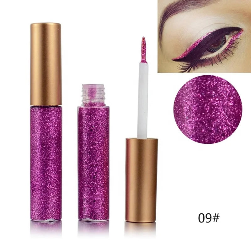 2025 Wholesale Private Label Colored Waterproof Long Lasting Liquid Eyeliner with Low MOQ