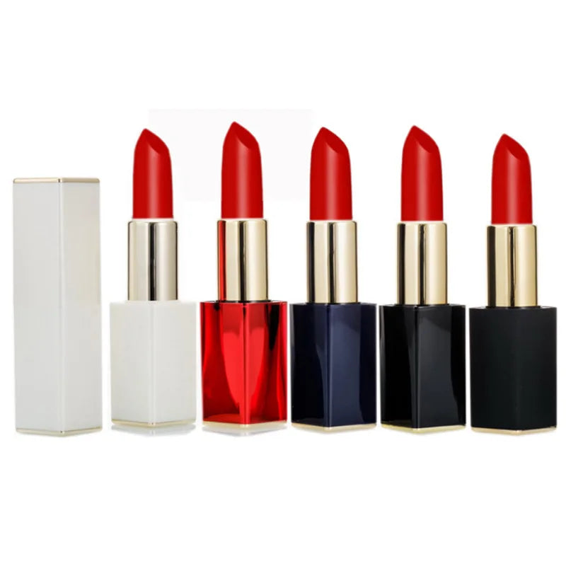Cosmetics Makeup Luxury Packaging Lipstick High Pigment Vegan Colorful Lipstick