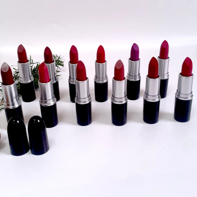 24 Colors OEM ODM Pigmented  Long Time Lasting Waterproof Vegan Paste Lipstick